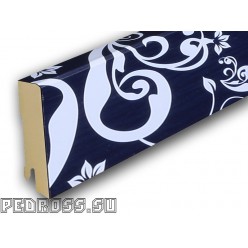Плинтус  Pedross MDF Черный Floreal D010078 78x18x2500 мм