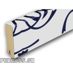 Плинтус  Pedross MDF Белый Fantasy D010079 78x18x2500 мм
