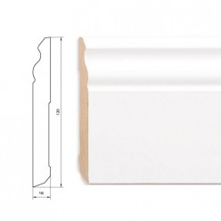 Плинтус  Pedross MDF Белый 5911 120x18x2500 мм (подходит под покраску)