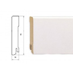 Плинтус  Pedross MDF Белый 5912 70x18x2500 мм (подходит под покраску)
