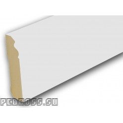 Плинтус  Pedross MDF Белый 5911 120x18x2500 мм (подходит под покраску)